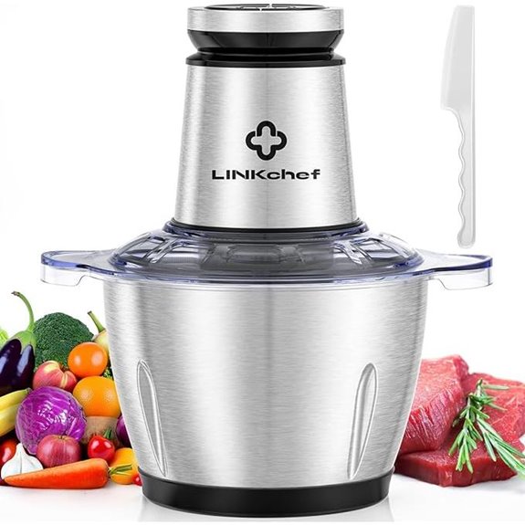 LINKChef 10-Cup Food Processor with Grinder