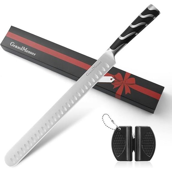 12-Inch Carving Knife with Sharpener