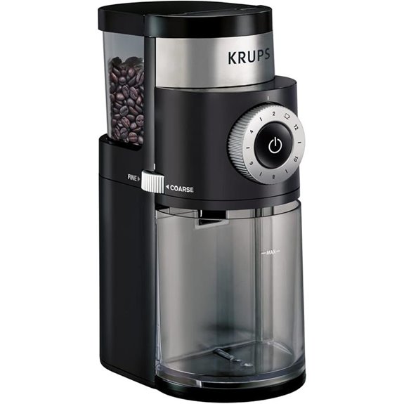 KRUPS Burr Coffee Grinder 12 Settings Easy Clean