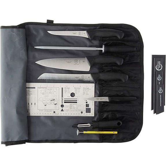 Mercer Culinary 13-Piece Millennia Culinary Kit Black