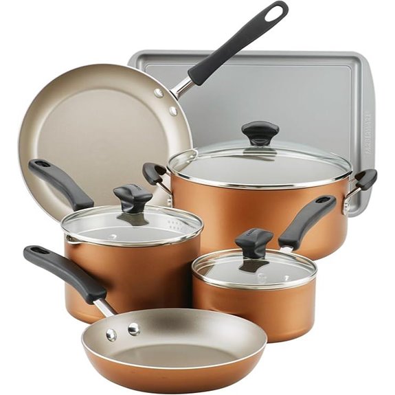 Farberware Cookstart 15-Piece Nonstick Cookware Set
