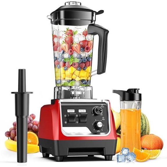 Powerful 1800W Blender for Smoothies & Ice