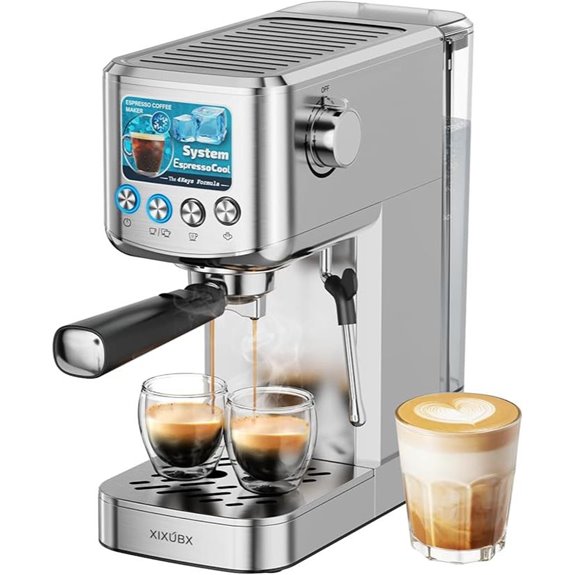 Espresso Machine 20 Bar with Milk Frother and Tank