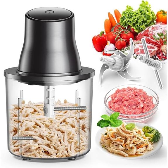 Food Processor with Shredder & Chopper 250W