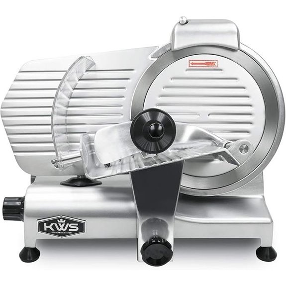 KWS MS-10NS 320W Electric Meat Slicer with Stainless Blade