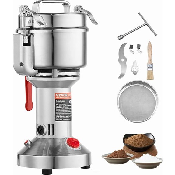 VEVOR 550g Electric Grain Mill Grinder