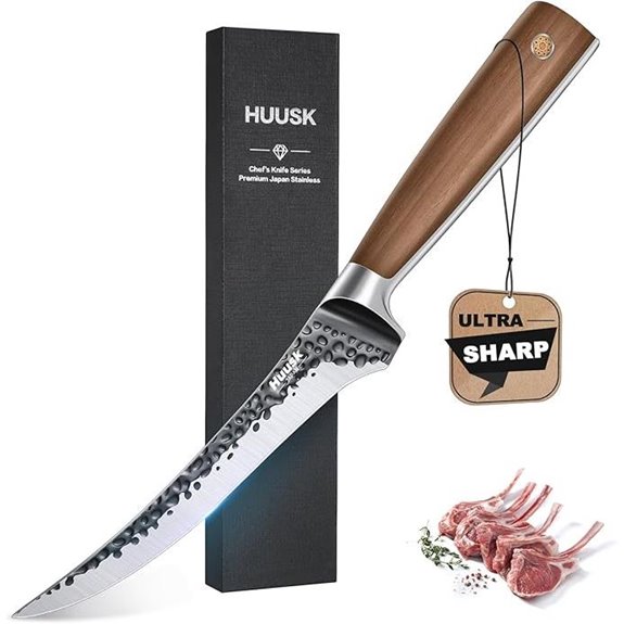 Huusk 6-Inch Forged Meat Fillet and Deboning Knife