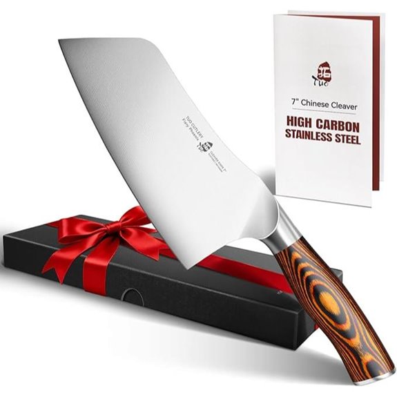TUO 7-Inch Vegetable and Meat Cleaver Knife