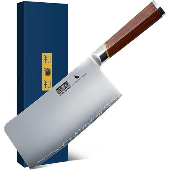 HOSHANHO 7-Inch Razor Sharp Japanese Meat Cleaver