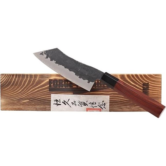 7-Inch Bunka Chef Knife with Rosewood Handle