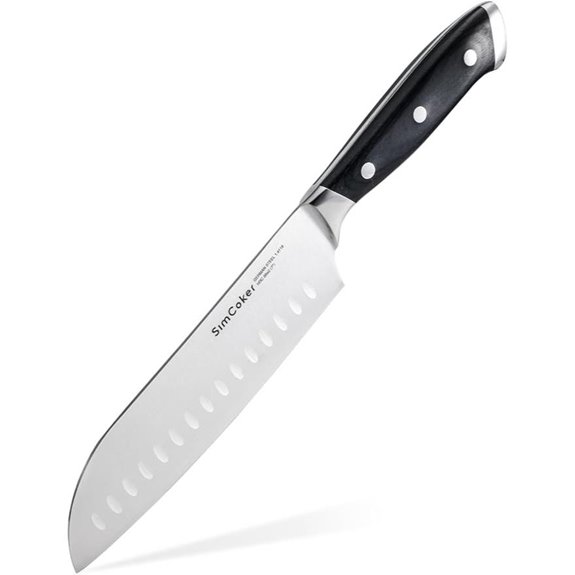 Santoku Knife 7 Inch with Stainless Steel Blade