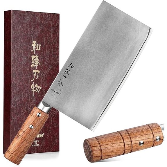 HEZHEN 8” Composite Clad Steel Chef Knife