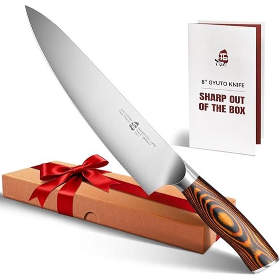 TUO 8-Inch Chef Knife with Ergonomic Handle