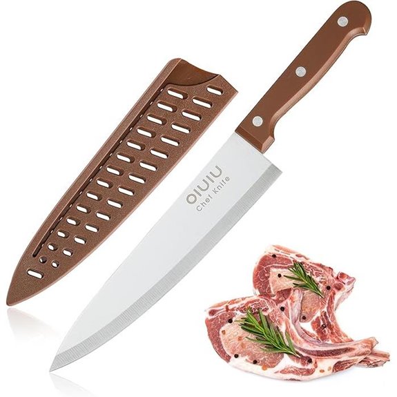 8-Inch Razor Sharp Chef Knife with Sheath