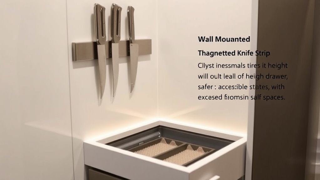 accessible reachable knife storage