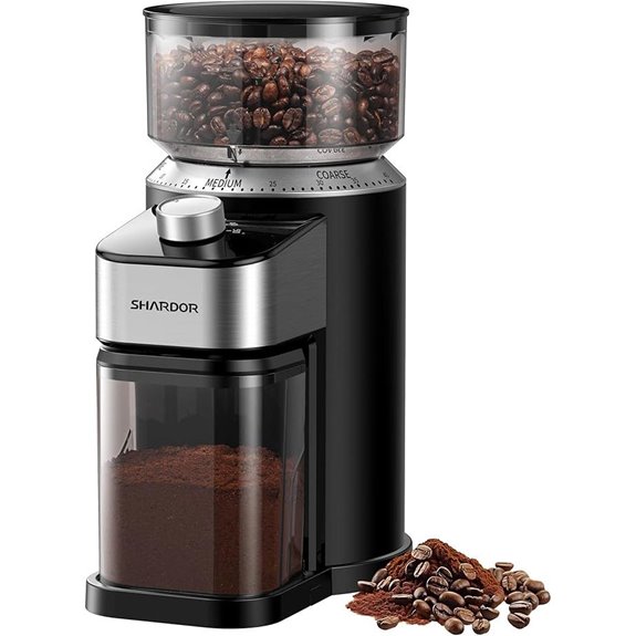 SHARDOR Electric Coffee Grinder with 40 Settings