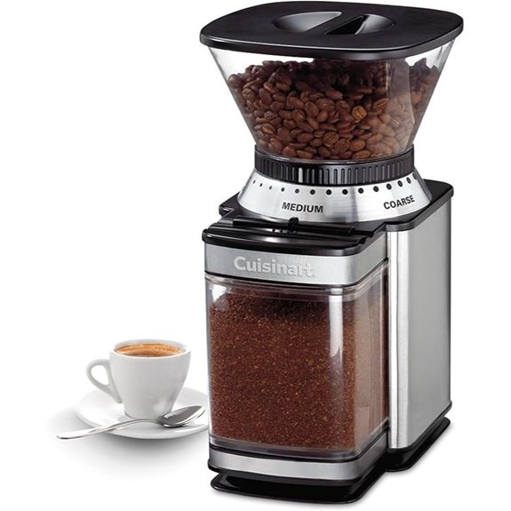 Cuisinart Electric Burr Coffee Grinder with Adjustable Settings