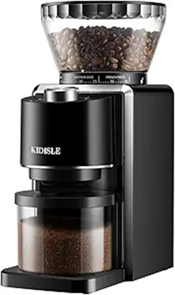 Conical Burr Coffee Grinder with Multiple Settings