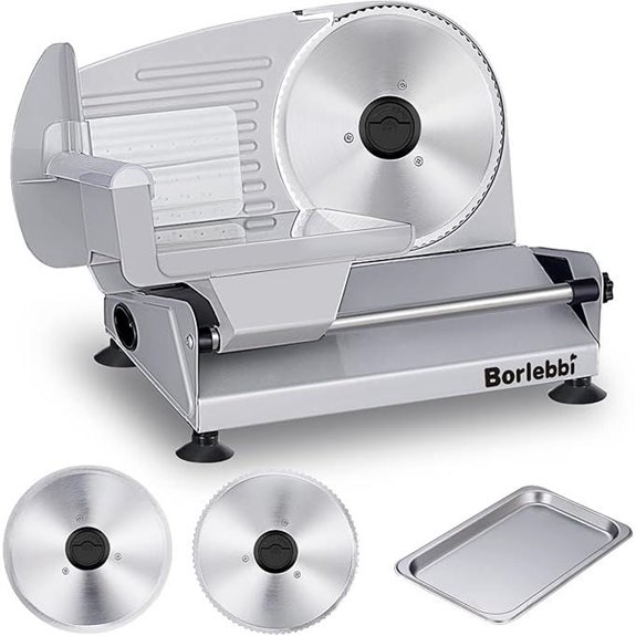Electric Meat Slicer with Adjustable Thickness