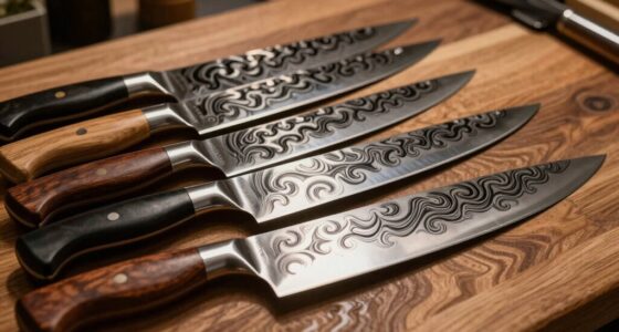 affordable damascus chef knives