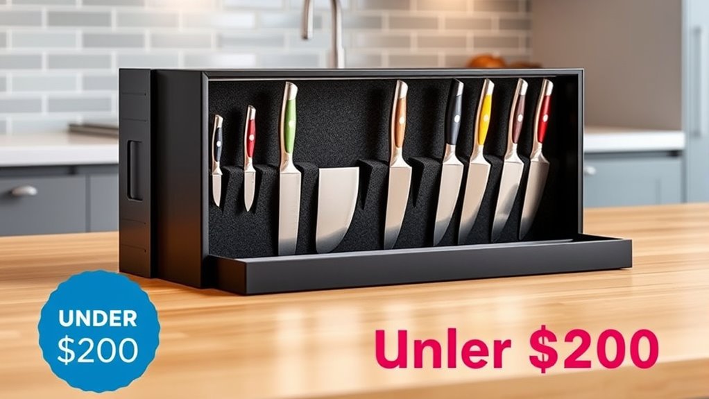 affordable secure knife storage