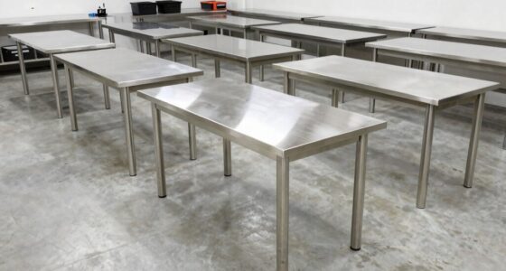 affordable stainless steel work tables
