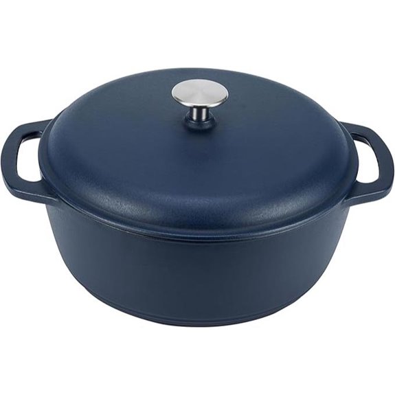 Amazon Basics Enamel Cast Iron Dutch Oven (6-Quart)