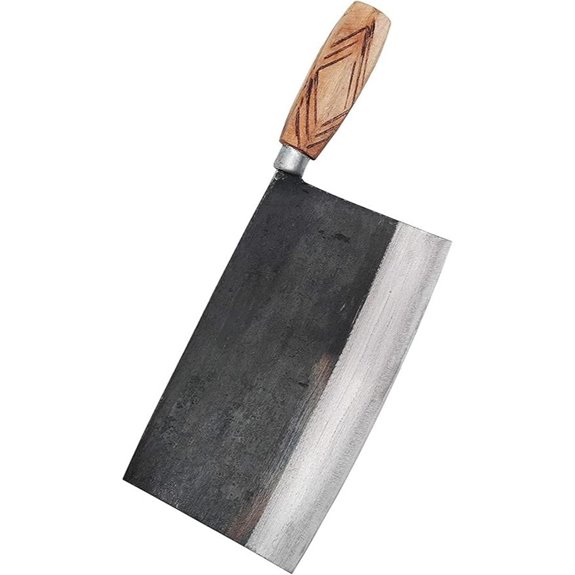 Chinese Handmade Chef's Knife with Carbon Steel Blade