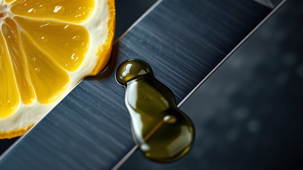 avoid cutting lemons directly