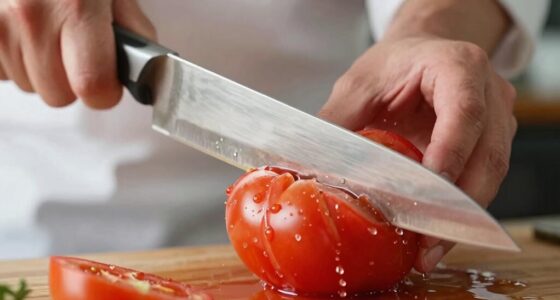 avoid twisting knife during cutting