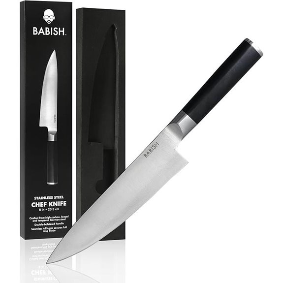Babish 8-Inch German High-Carbon Chef Knife
