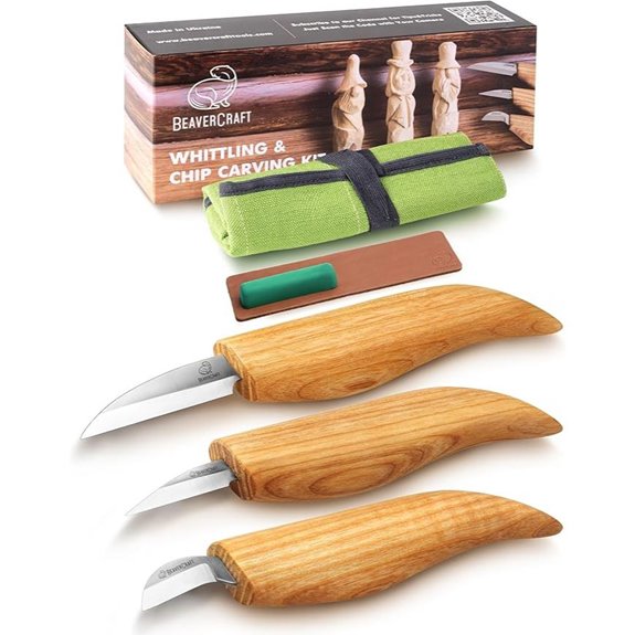 BeaverCraft Wood Carving Knife Kit for Beginners