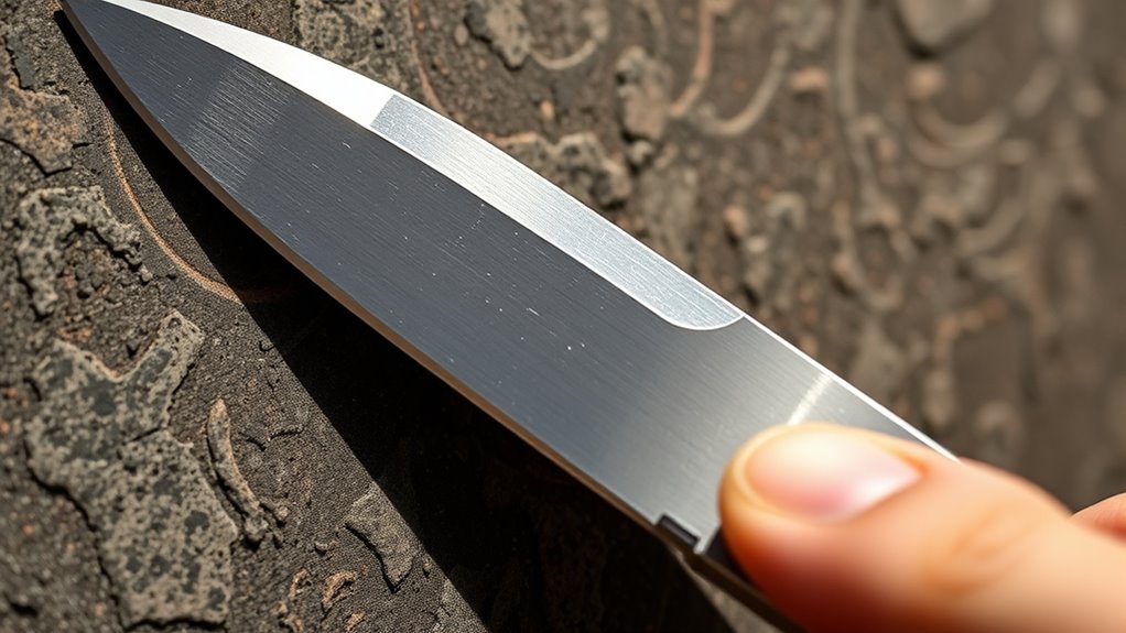 bevel position affects cutting