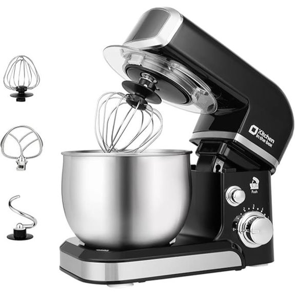 black 3 2qt stand mixer
