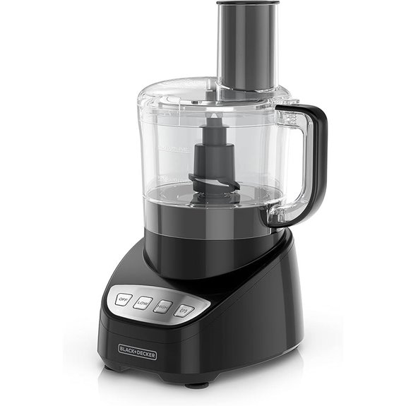 BLACK+DECKER 8-Cup Food Processor with Stainless Steel Blade