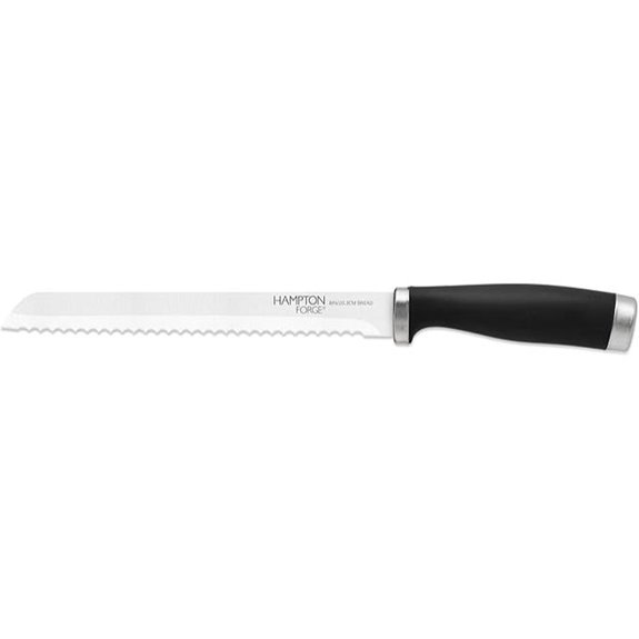 Hampton Forge Epicure Bread Knife Black
