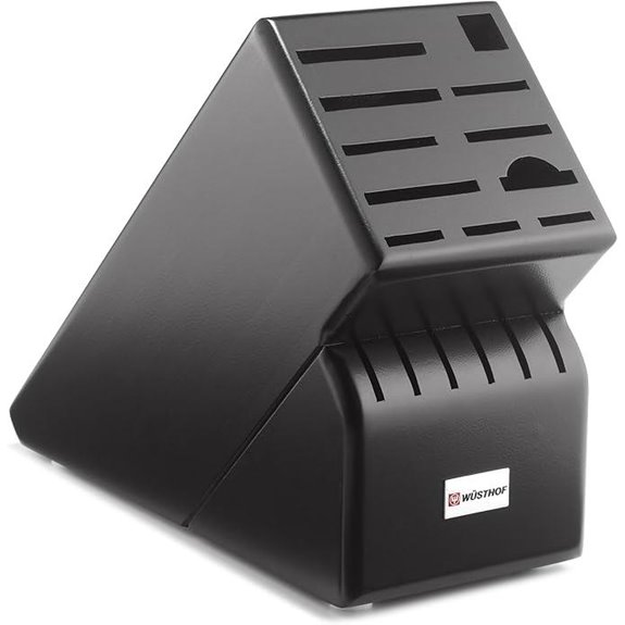 WÜSTHOF 17-Slot Black Knife Storage Block