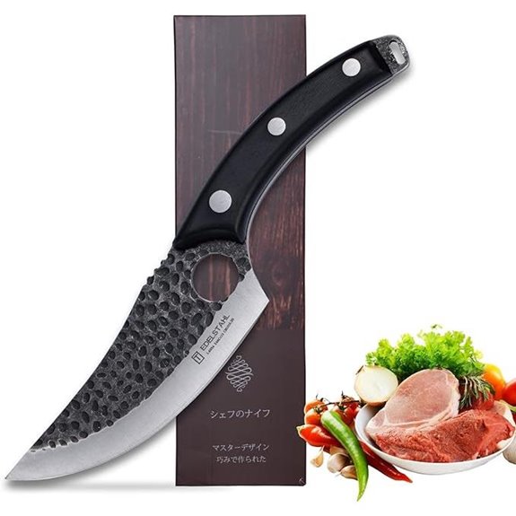 Chef Knife for Meat & Vegetables Stainless Steel Black