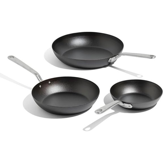 Made In Cookware 3-Piece Blue Carbon Steel Frying Pans