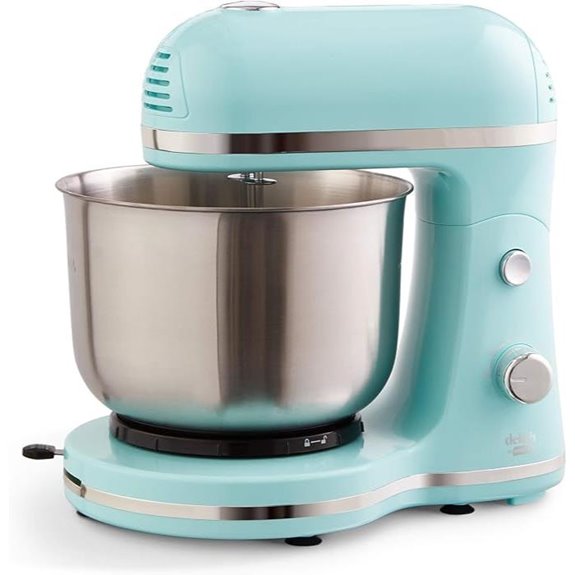 DASH Delish Compact Stand Mixer (3.5 Quart Blue)