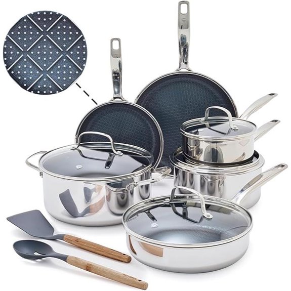 Blue Diamond 12-Piece Nonstick Cookware Set