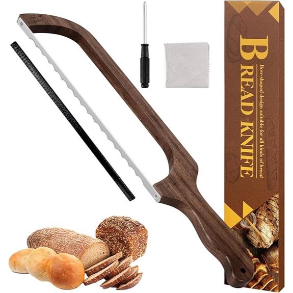 Bread Slicer Knife with Scale and Cover