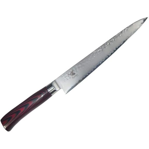 Hyabusa Sujihiki Slicer 8.25-Inch Burgundy
