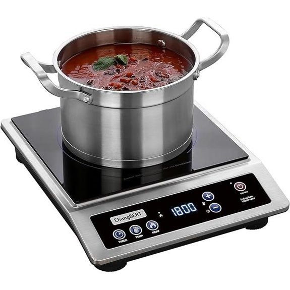 ChangBERT Induction Cooktop with 8” Coil and Timer