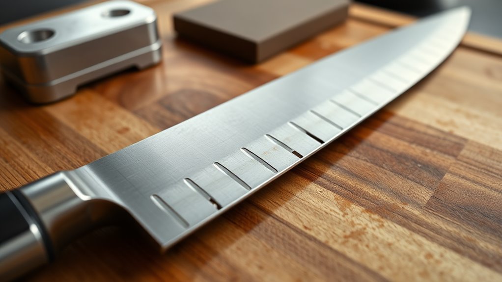 check blade for nicks