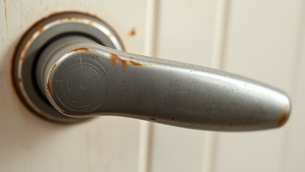 check handle lubrication regularly