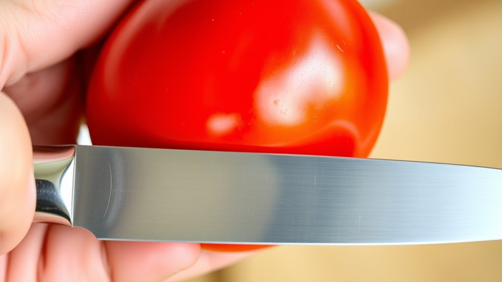 check knife sharpness easily