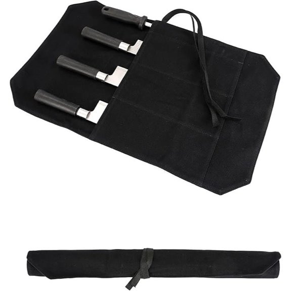 HERSENT Chef’s Knife Roll Bag with 4 Slots
