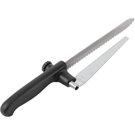 Fox Valley Traders Knife with Adjustable Slicing Guide by Chef's Pride