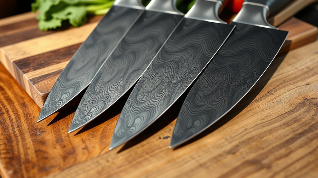 choose authentic balanced damascus knives